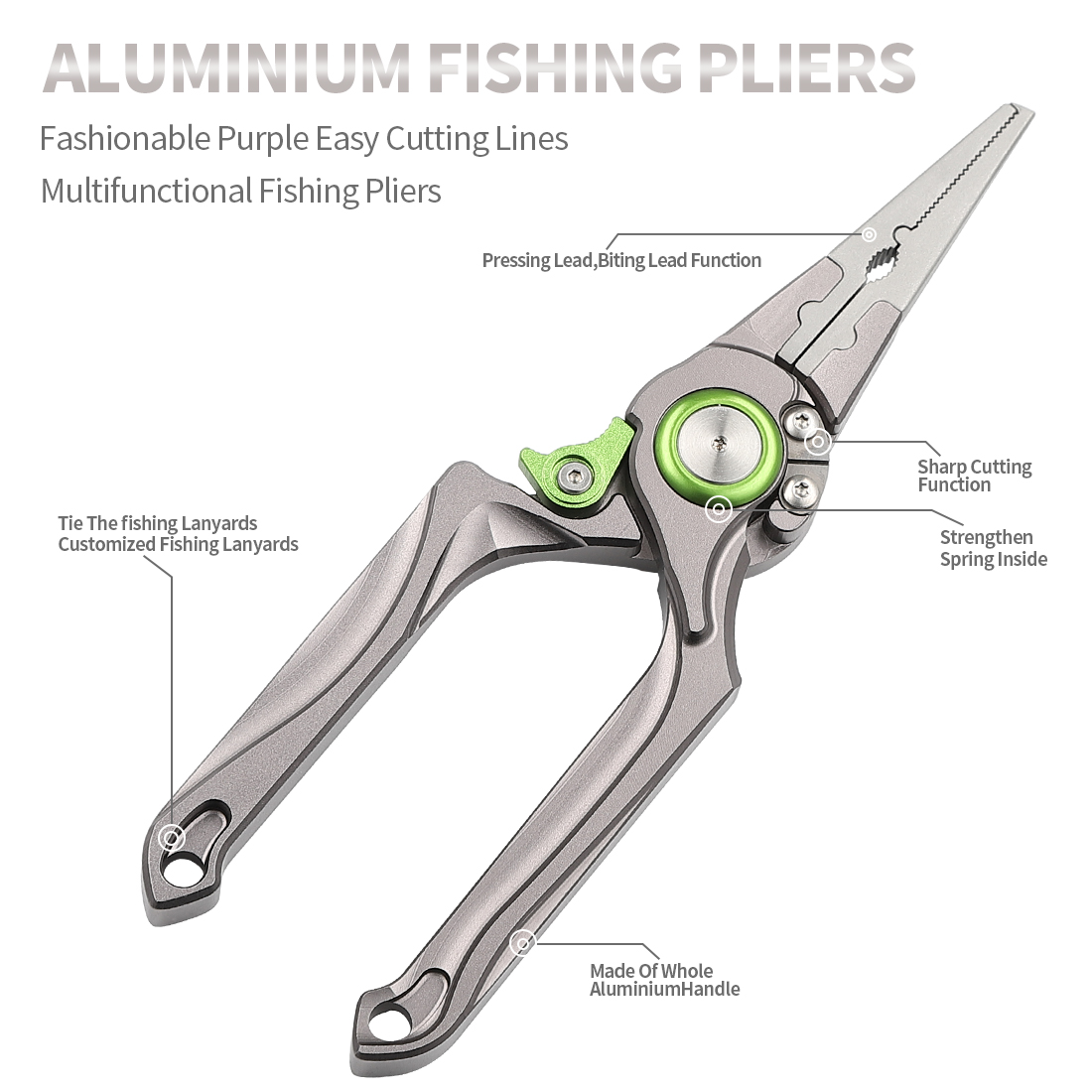 Полностью алюминиевые рыболовн – обзор и цена Fishing Pliers