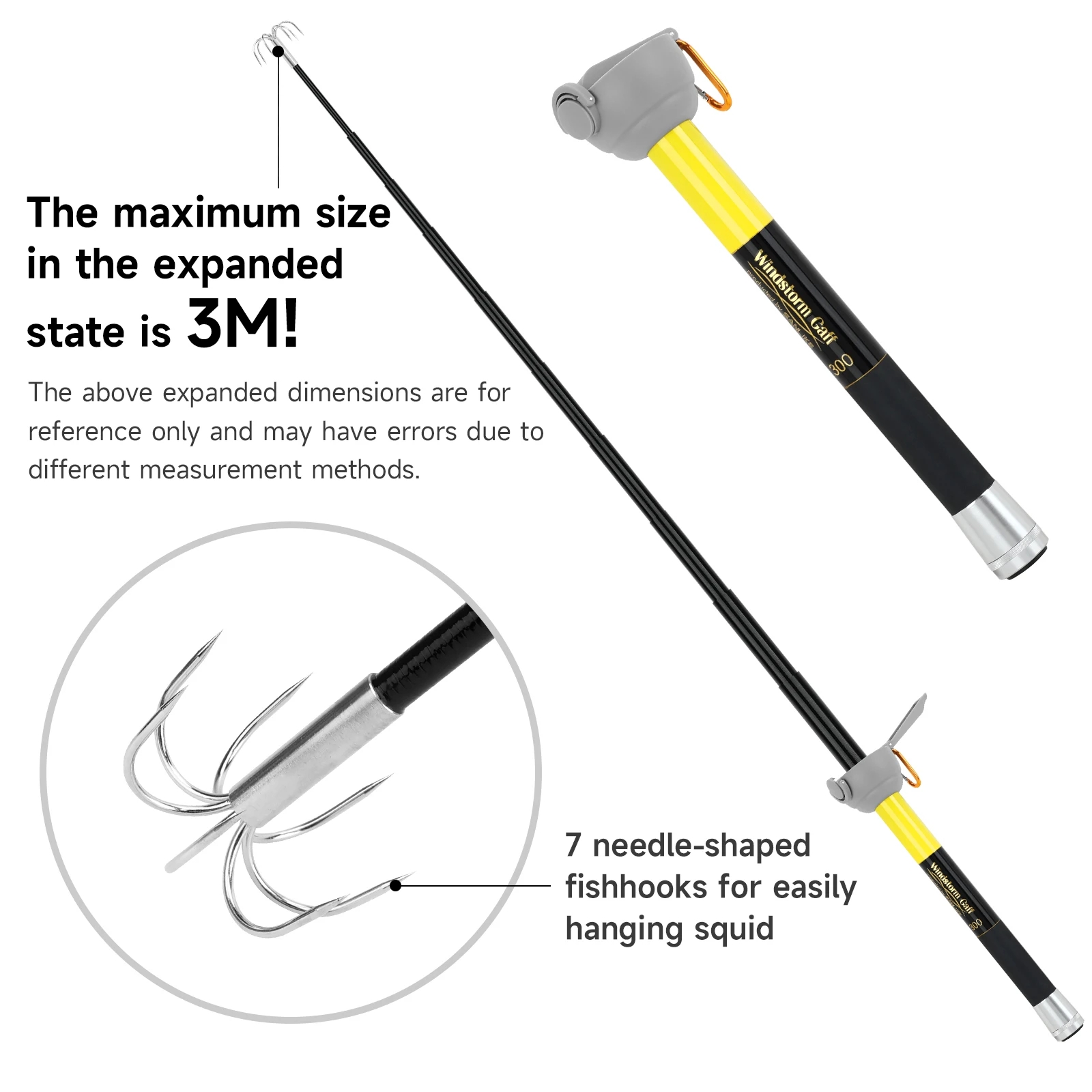 SANLIKE 7-когтевой крючок для  – обзор и цена Carbon Fishing Rod